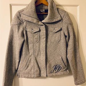 Harley-Davidson Fabric grey jacket. Super comfortable. Size M